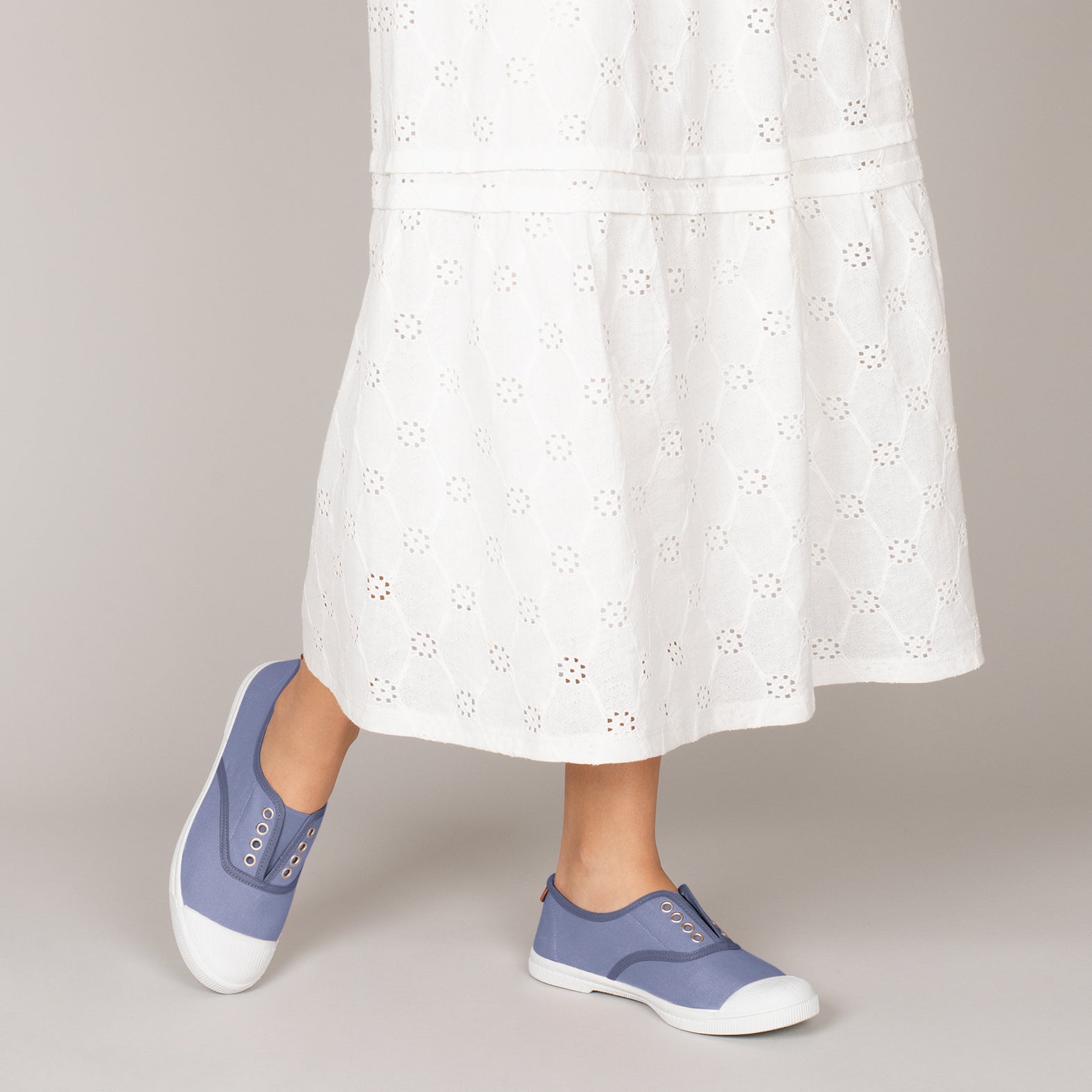 WAY - Zapatillas sin cordones de lona JEANS - miMaO ®