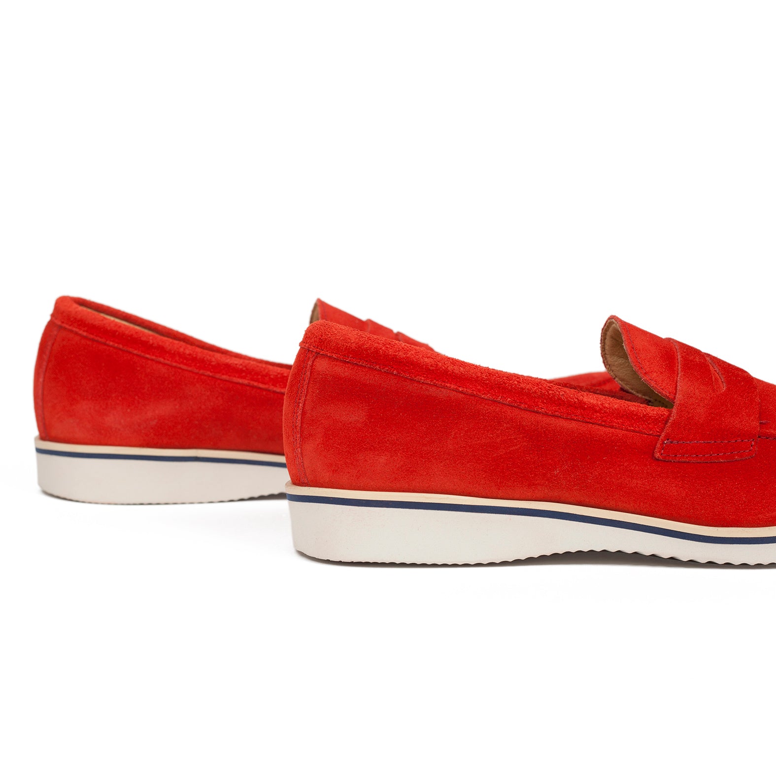Mocassins Homme Memory Foam Rouge