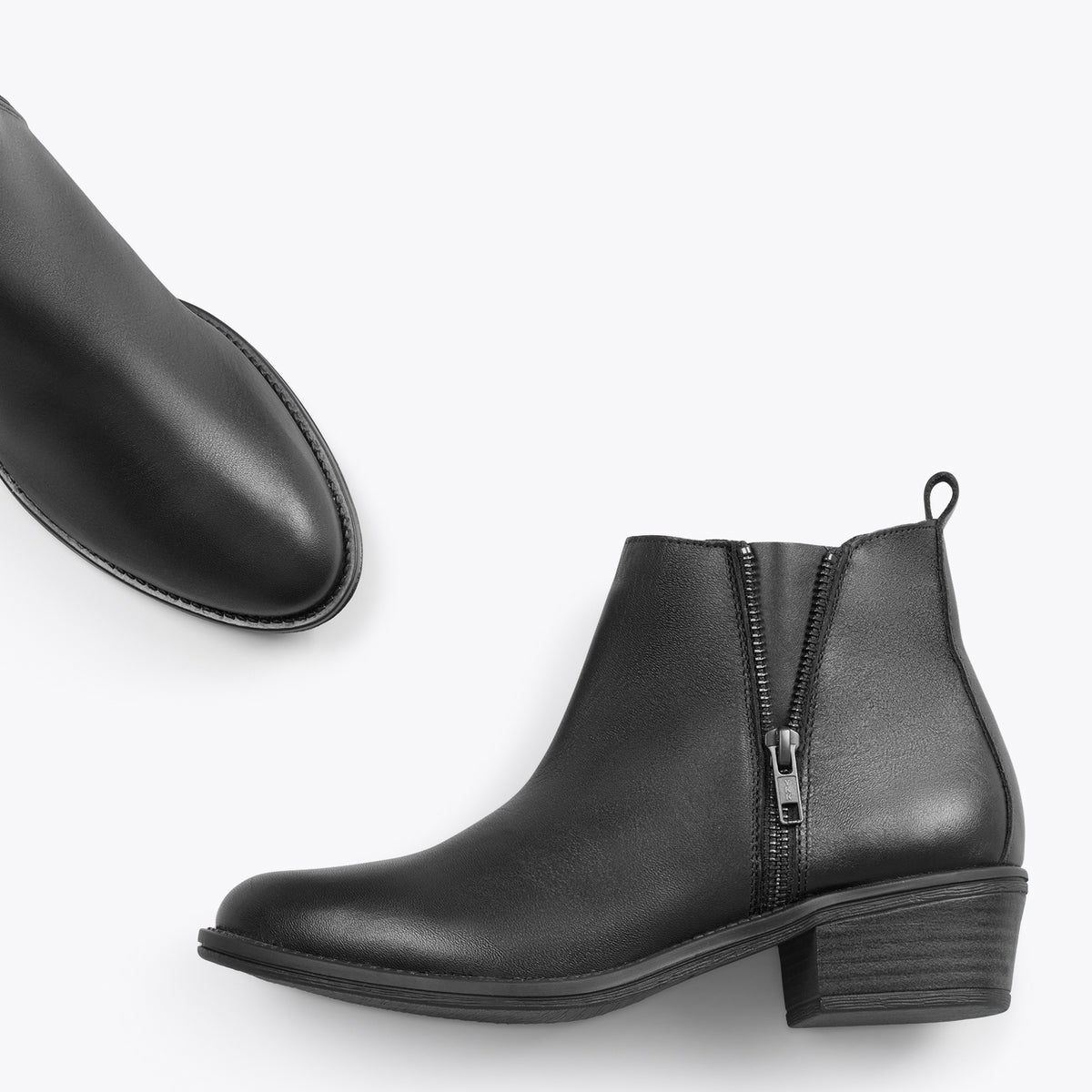 BASIC – Botines bajos para mujer NEGRO