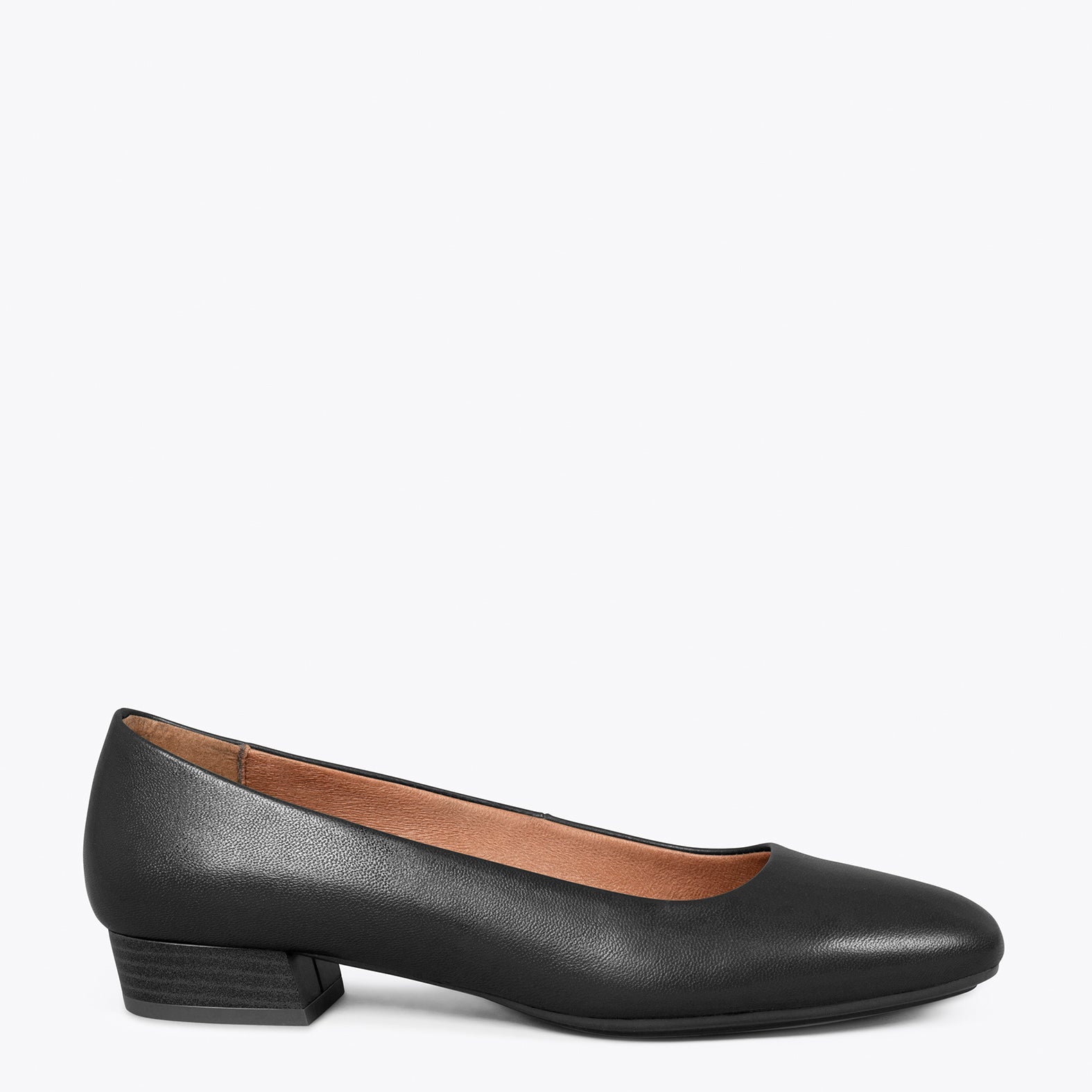 URBAN XS Zapatos de tacón bajo de napa NEGRO - miMaO ®