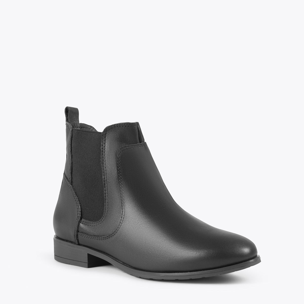 BRIGHTON – Botines planos para mujer NEGRO