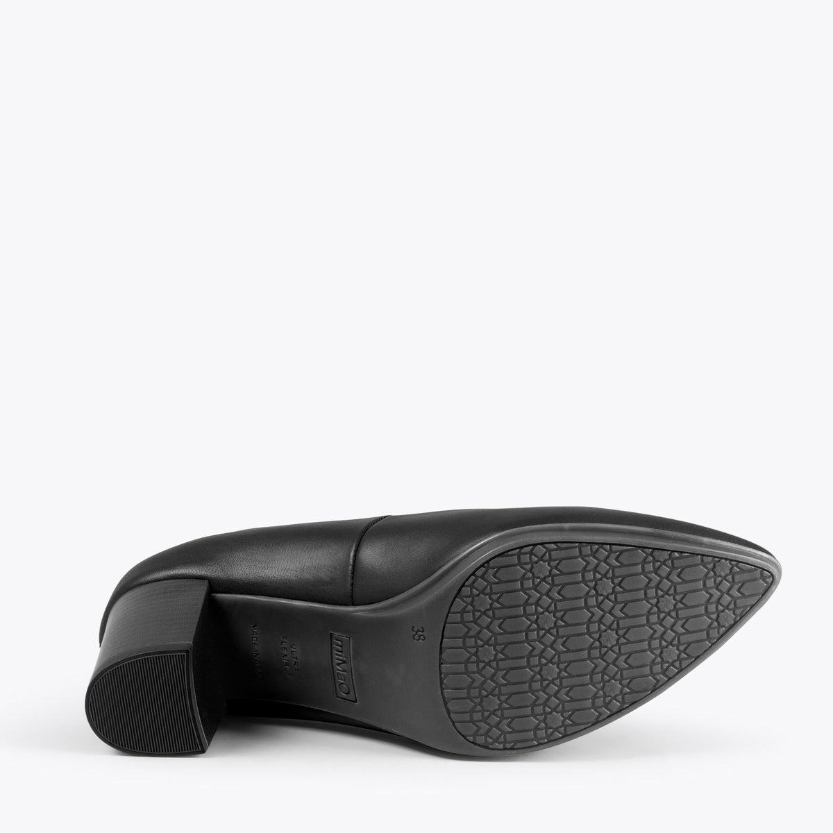 URBAN S SALON – Zapatos de tacón medio de napa NEGRO - miMaO ®
