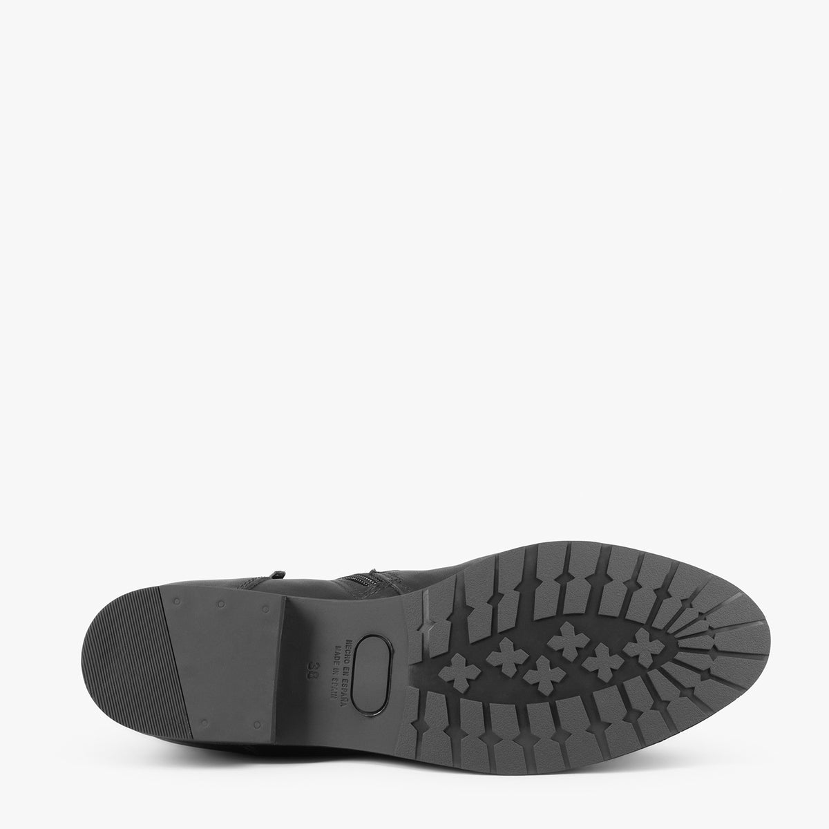 BRIGHTON – Botines planos para mujer NEGRO