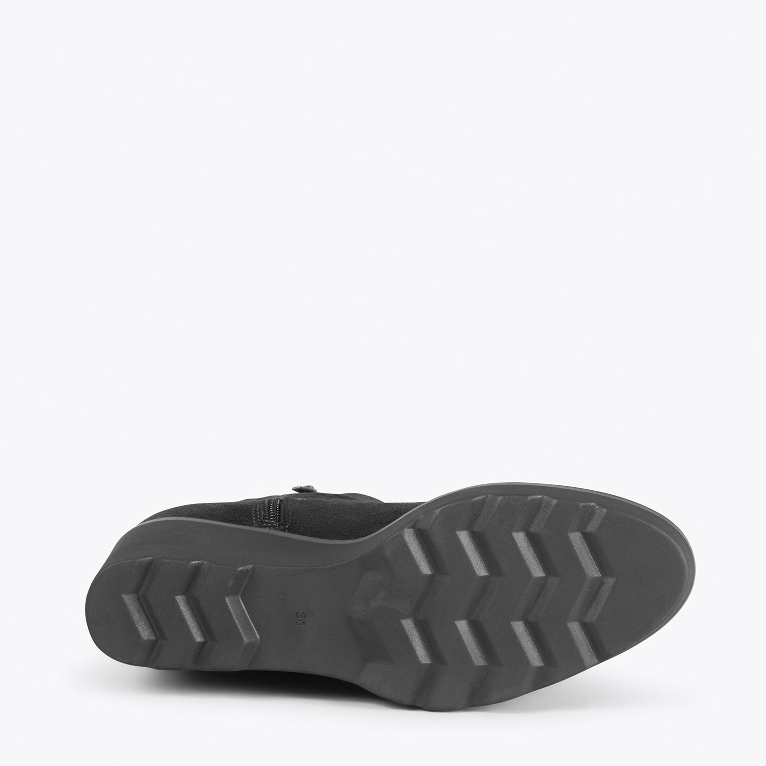 JEANS  – Botines con caña media y plataforma NEGRO - miMaO ®