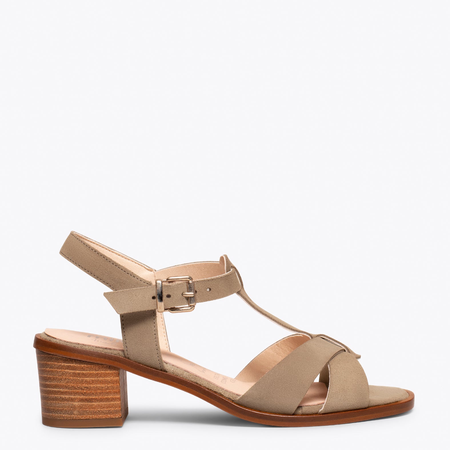 DALIA – TAUPE low heel sandal