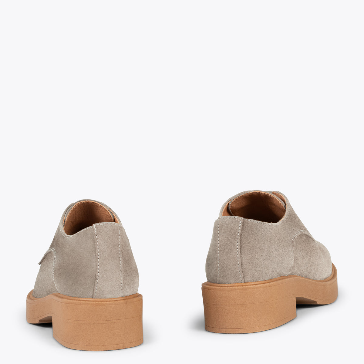 BLUCHER – Zapatos de cordones para mujer TAUPE