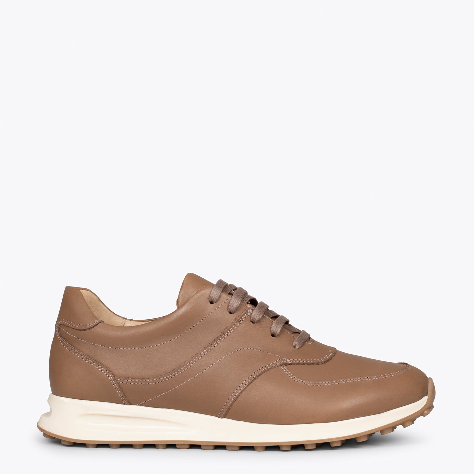 YORK – TAUPE elegant sneakers