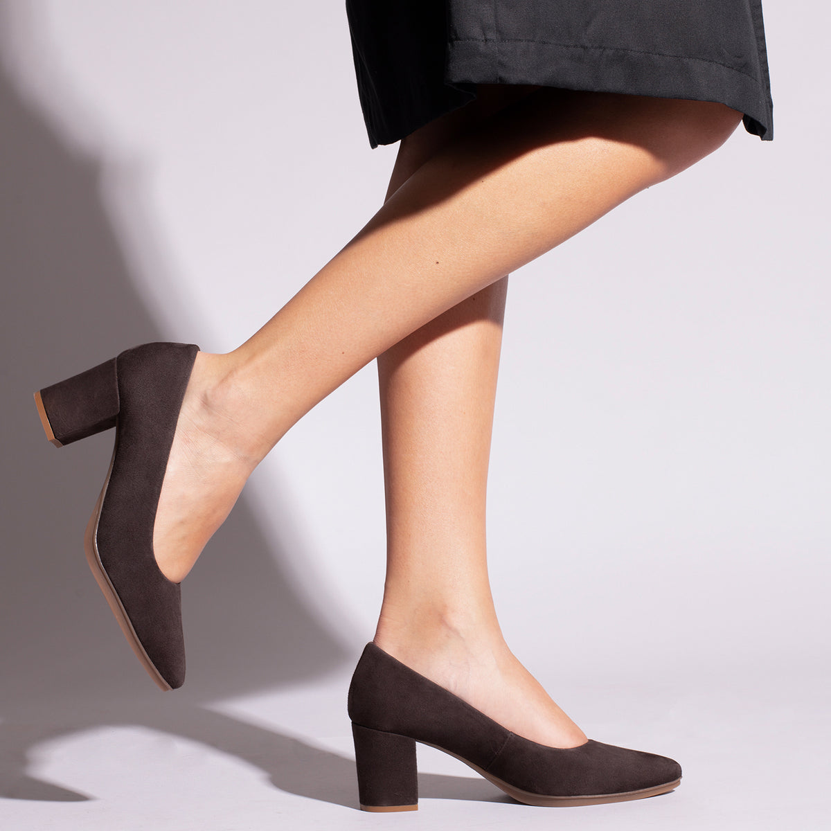 URBAN S - Zapatos de tacón medio MARRÓN