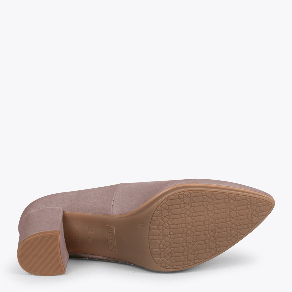 URBAN S - Zapatos de tacón medio de ante TAUPE