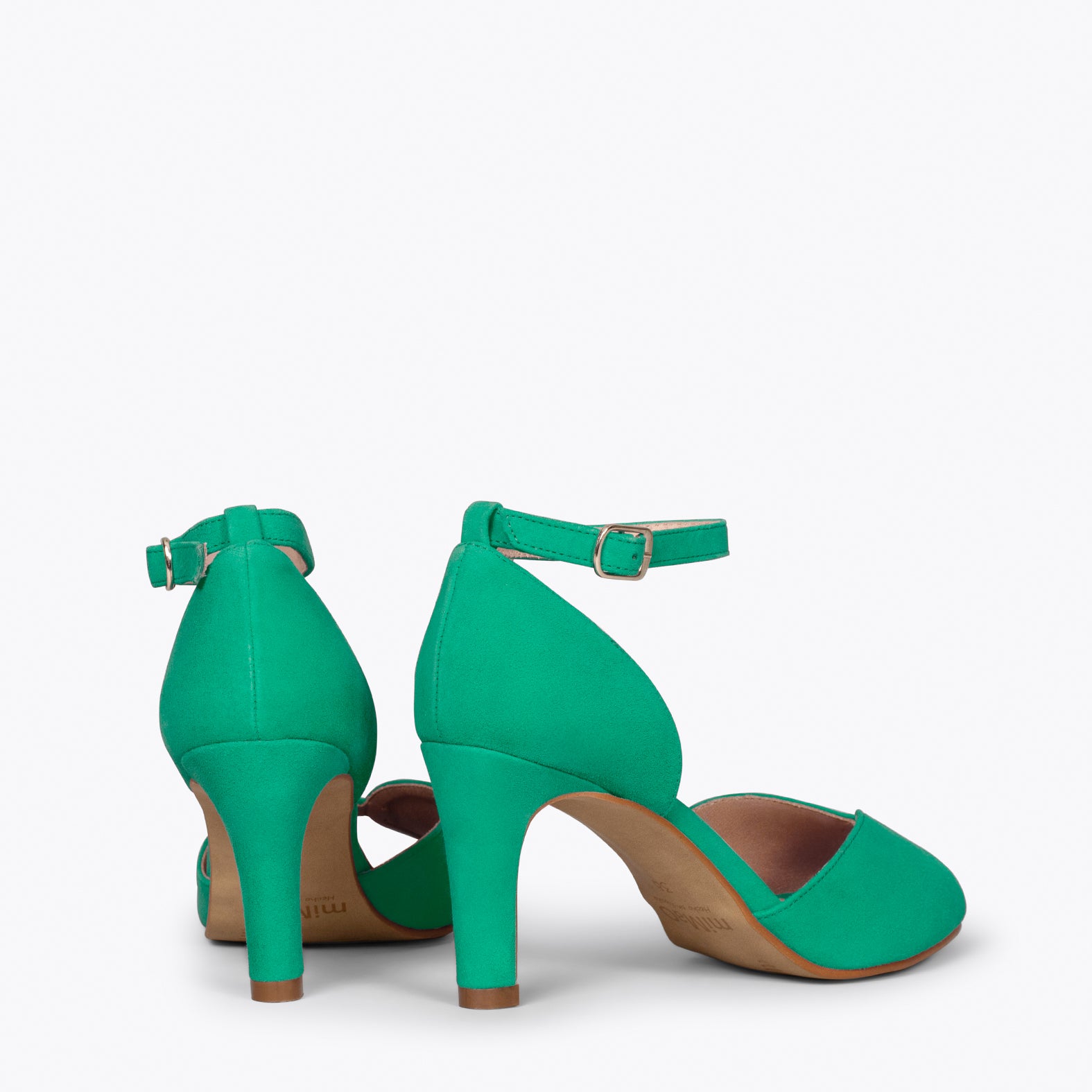 PETAL – GREEN high heel sandal