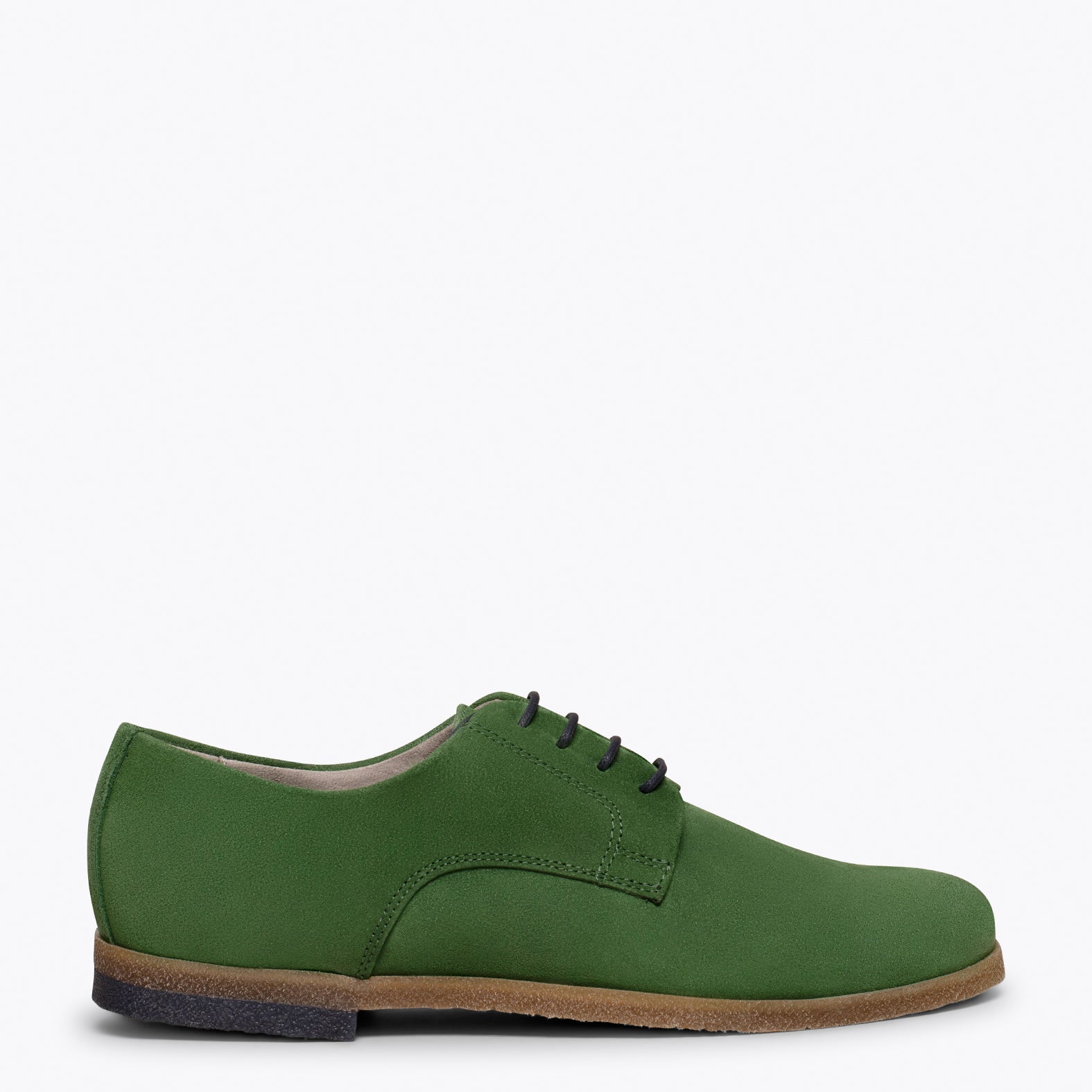 BLUCHER – GREEN classic shoes with laces