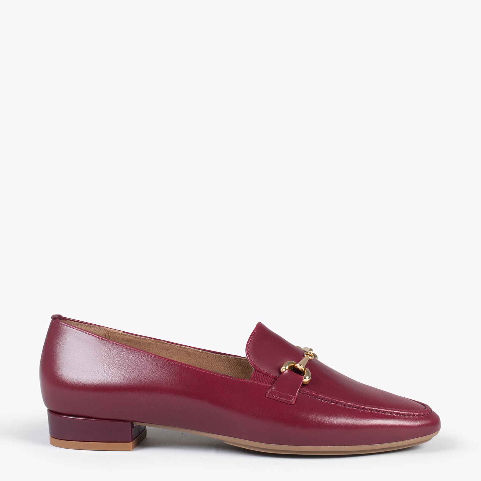 STYLE - Mocasines con detalle metalizado BURDEOS - miMaO ®