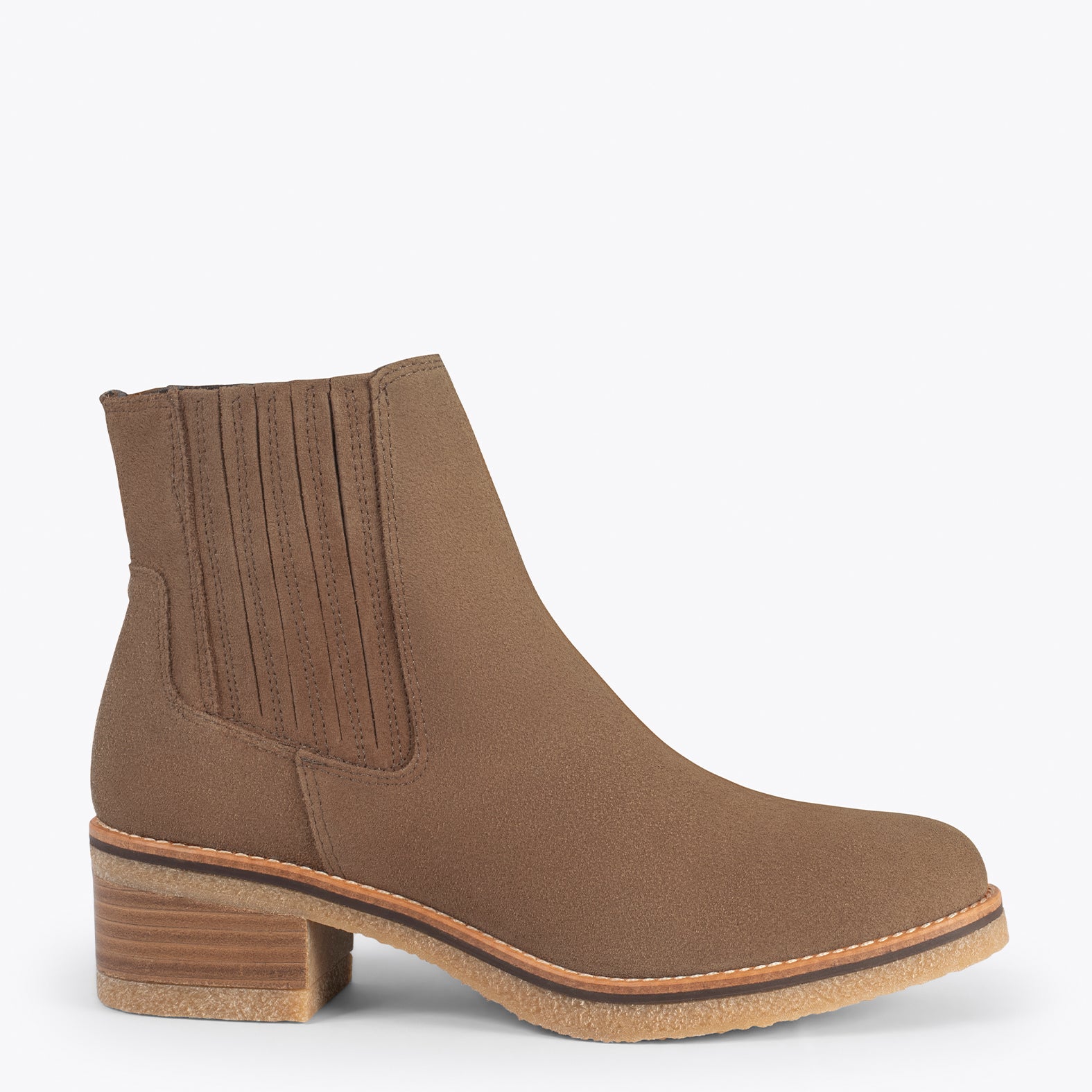 COUNTRY – TAUPE country style booties