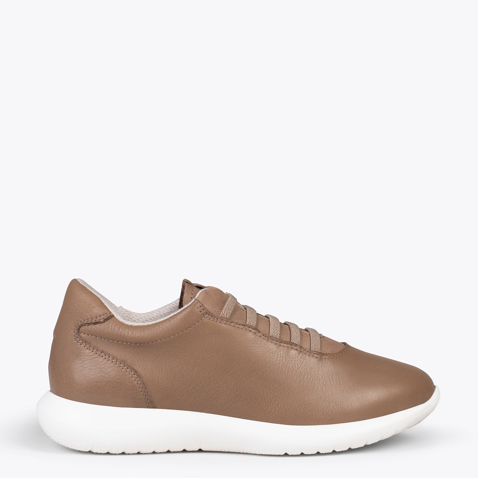 CHICAGO – Zapatillas elásticas sin cordones TAUPE - miMaO ®